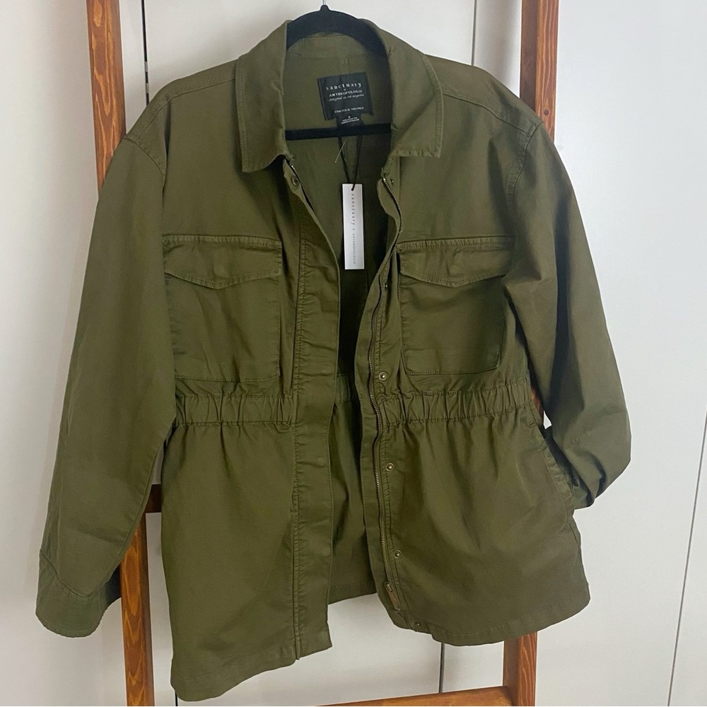 NWT Sanctuary Olive Utility Jacket